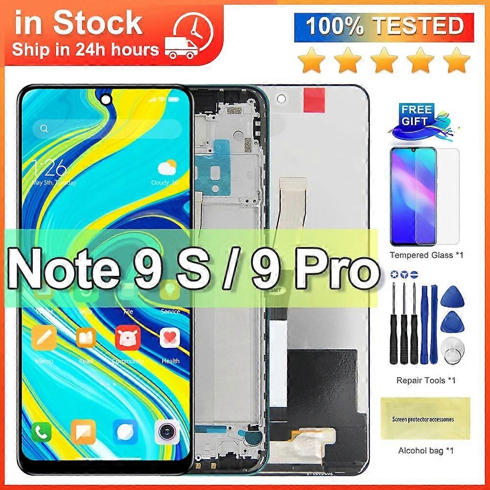 6.67 inch For Xiaomi Redmi Note 9 Pro LCD Display Touch Screen Digitizer Replacement For Redmi Note 9S M2003J6A1G Screen
