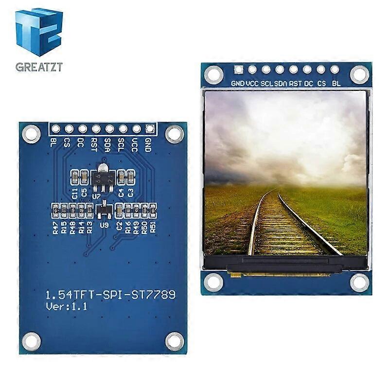 1,54 polegadas 1,54 "Full Color TFT Display Module HD IPS LCD LED Screen 240x240 SPI Interface ST7789 para Arduino