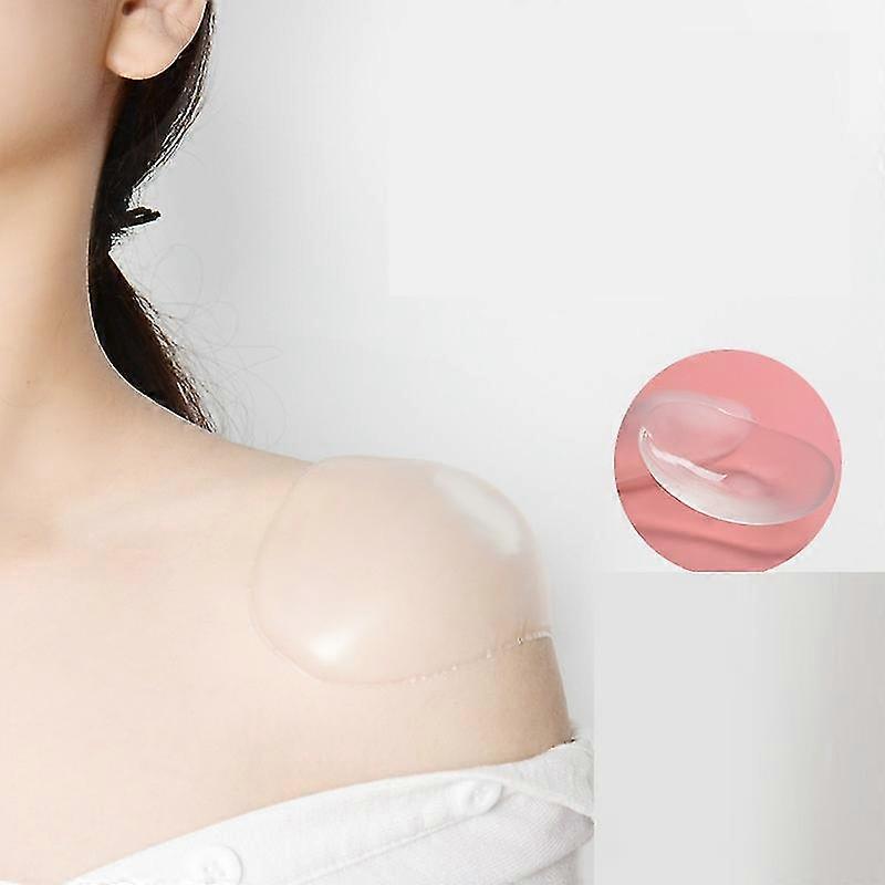 2 Pairs Of Silicone Self-adhesive Shoulder Pads, Invisible Shoulder Pads-hs
