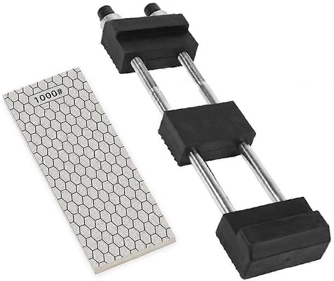 Xceedez Sharpening Stone Holder Adjustable Sharpener Size Non-Slip Base Durable Fixing Grid Stone Stone Durable Hand Tool