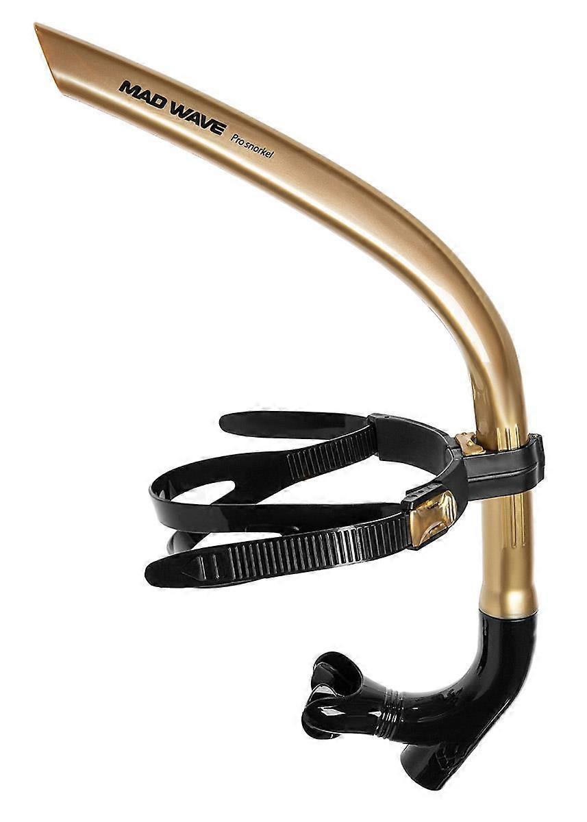 Mad Wave Pro Snorkel - Gold - Unisex