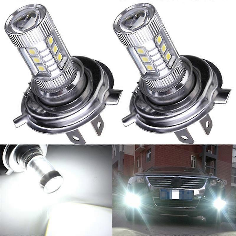 2Pcs H4 80W Car LED Replacement Bulbs LED Headlight Bulb Kit Super Bright Light