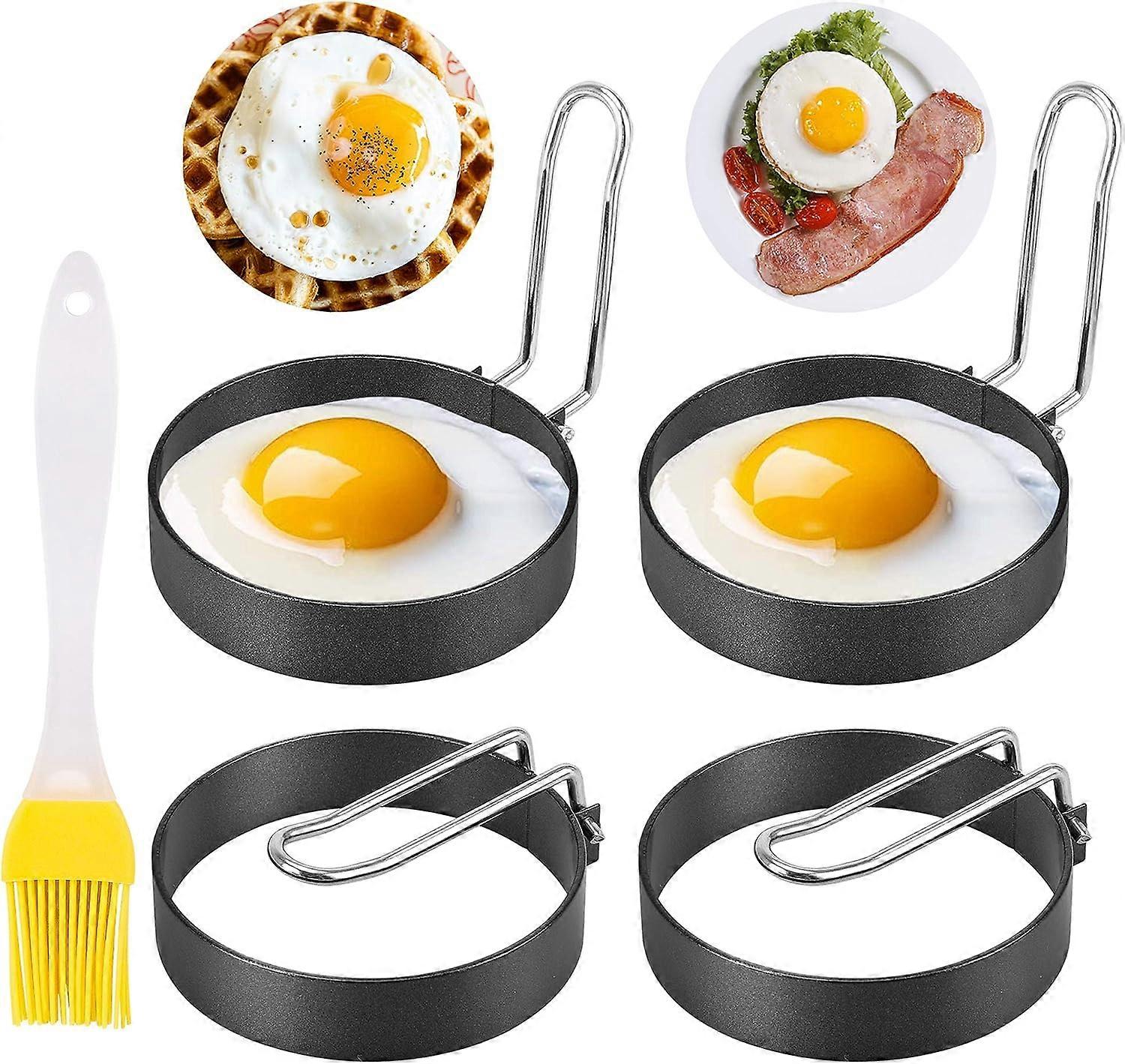 Egg Ring Set for Perfect Fried Egg McMuffin Sandwiches