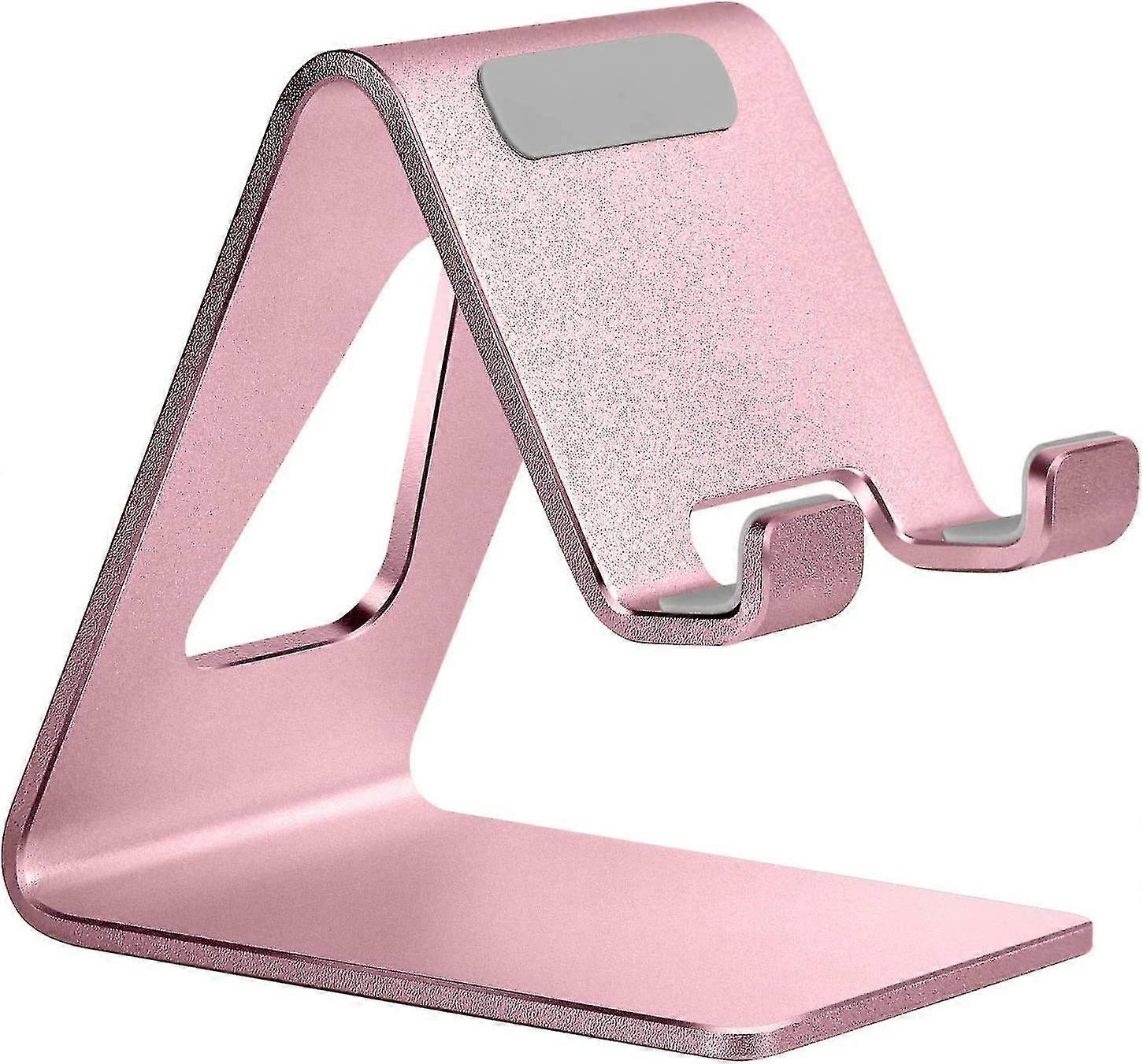 مكتب الهاتف الخليوي حامل الألومنيوم لجميع الهواتف الذكية (ارتفع الذهب)