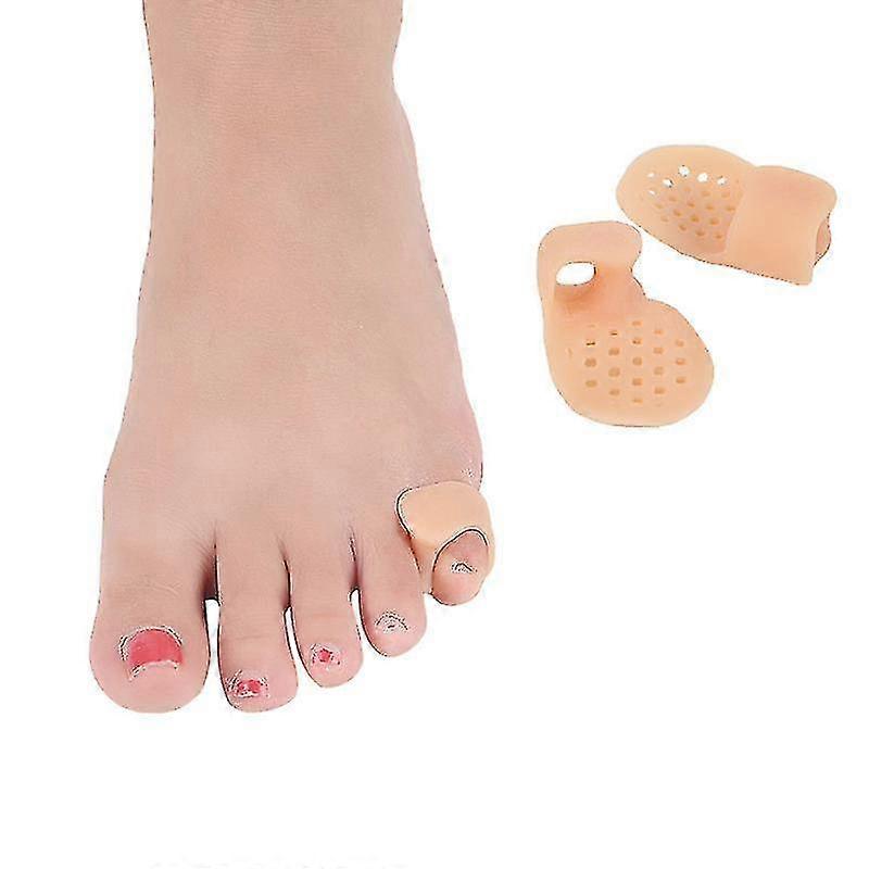 10 stykker / 5 par, Gel Little Toe Pads, Little Toe Corrector &toe Rettetang, Pinky Toe Cushion Splint Smertelindring