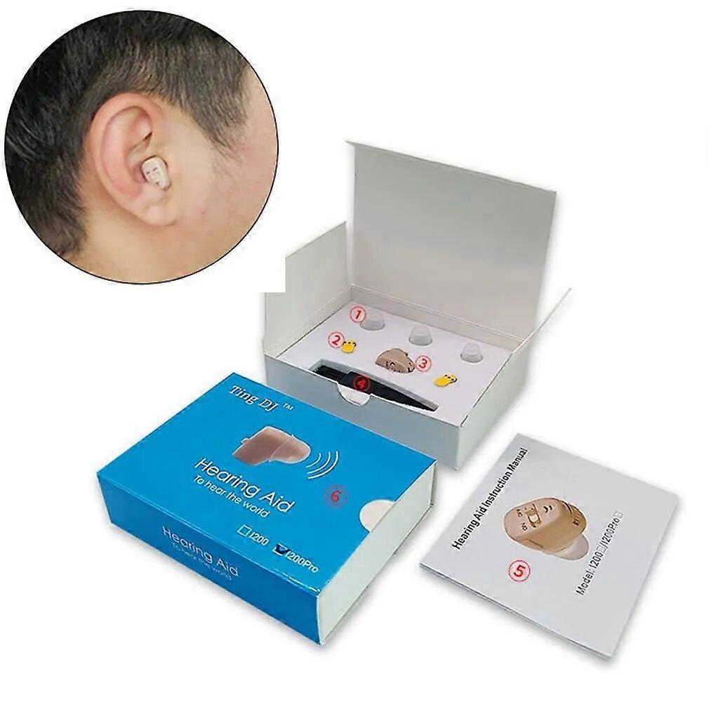 In-Ear-Hörgeräte-Sound-Verstärker Unsichtbare Breitfrequenz-No-Noise-Mini-Open-Fit-Gehörlosen-Hörgeräte für ältere Erwachsene Kinder