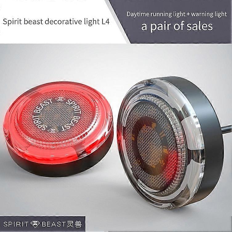 Suitable  Motorcycle Decoration LED Light Highlight Warning Light Accessories 12V External Auxiliary Light