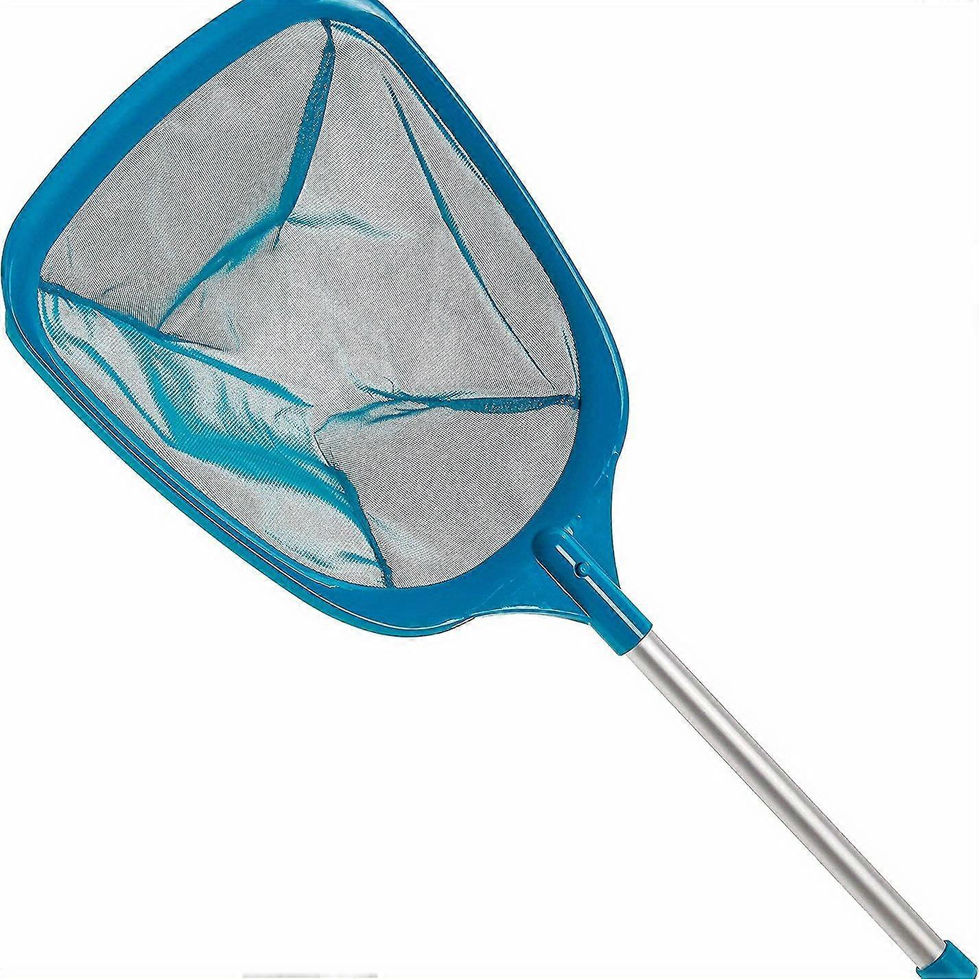 1pc Pool Skimmer Net With Pole, 25" (Leaf Skimmer With Pole), Pool Nets For Cleaning With Pole, Pool Net Skimmer, Skimmer Net, Pool Cleaning Net, Pool