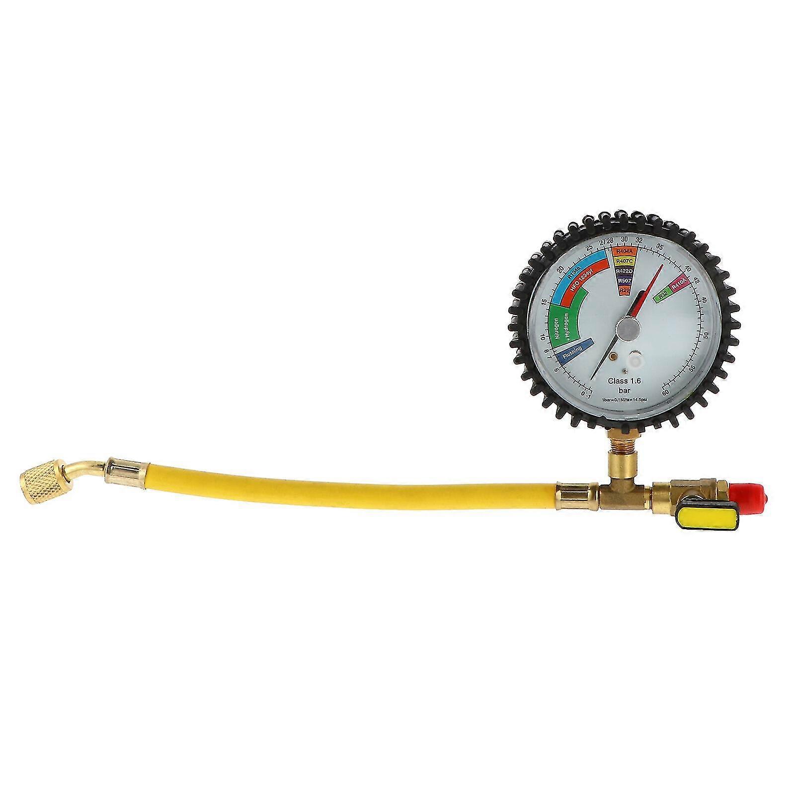 Nitrogen Pressure Test Gauge Air Conditioning Refrigeration Test Table
