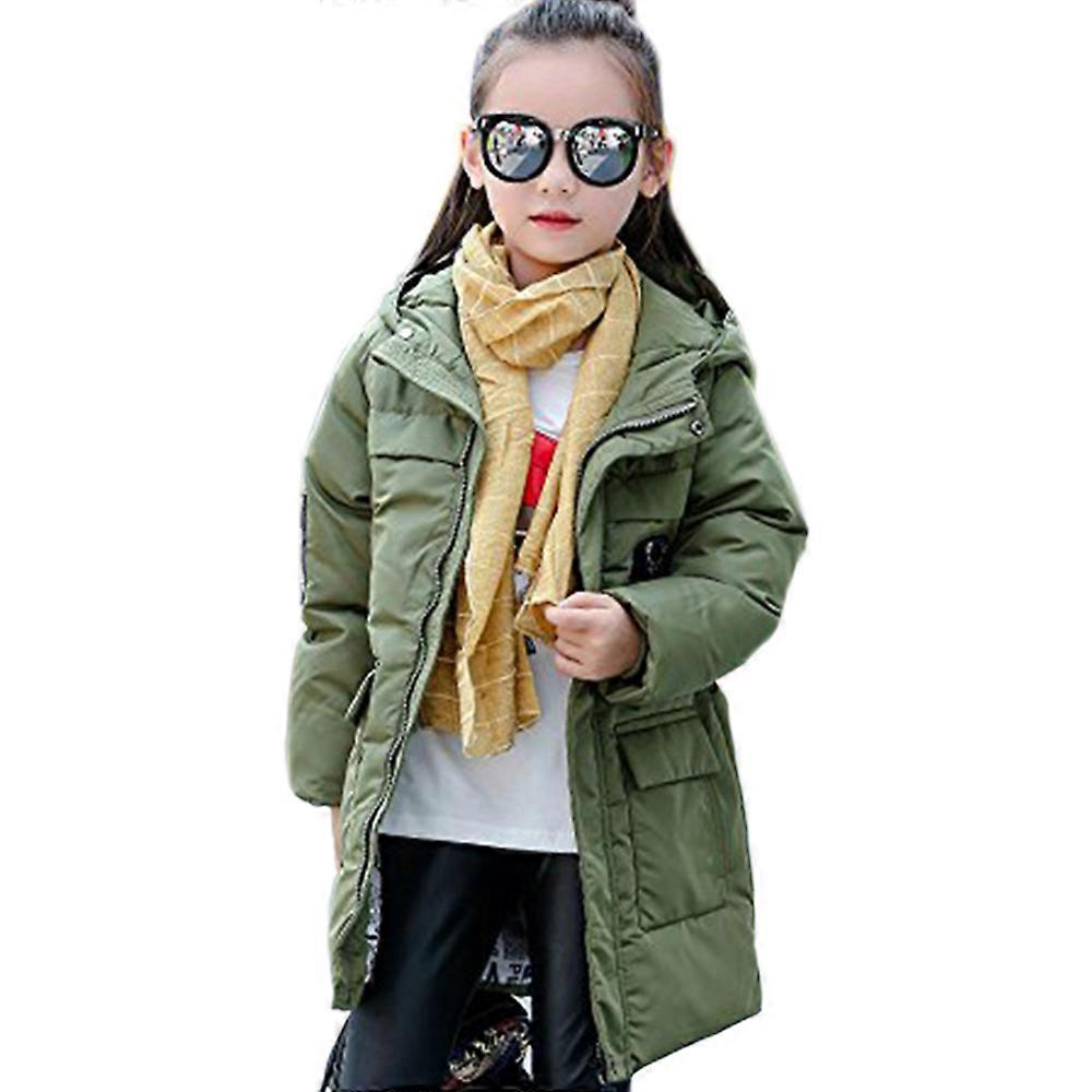 Hiver Épais Milieu Long Du bas Manteau Garçon Fille Enfant