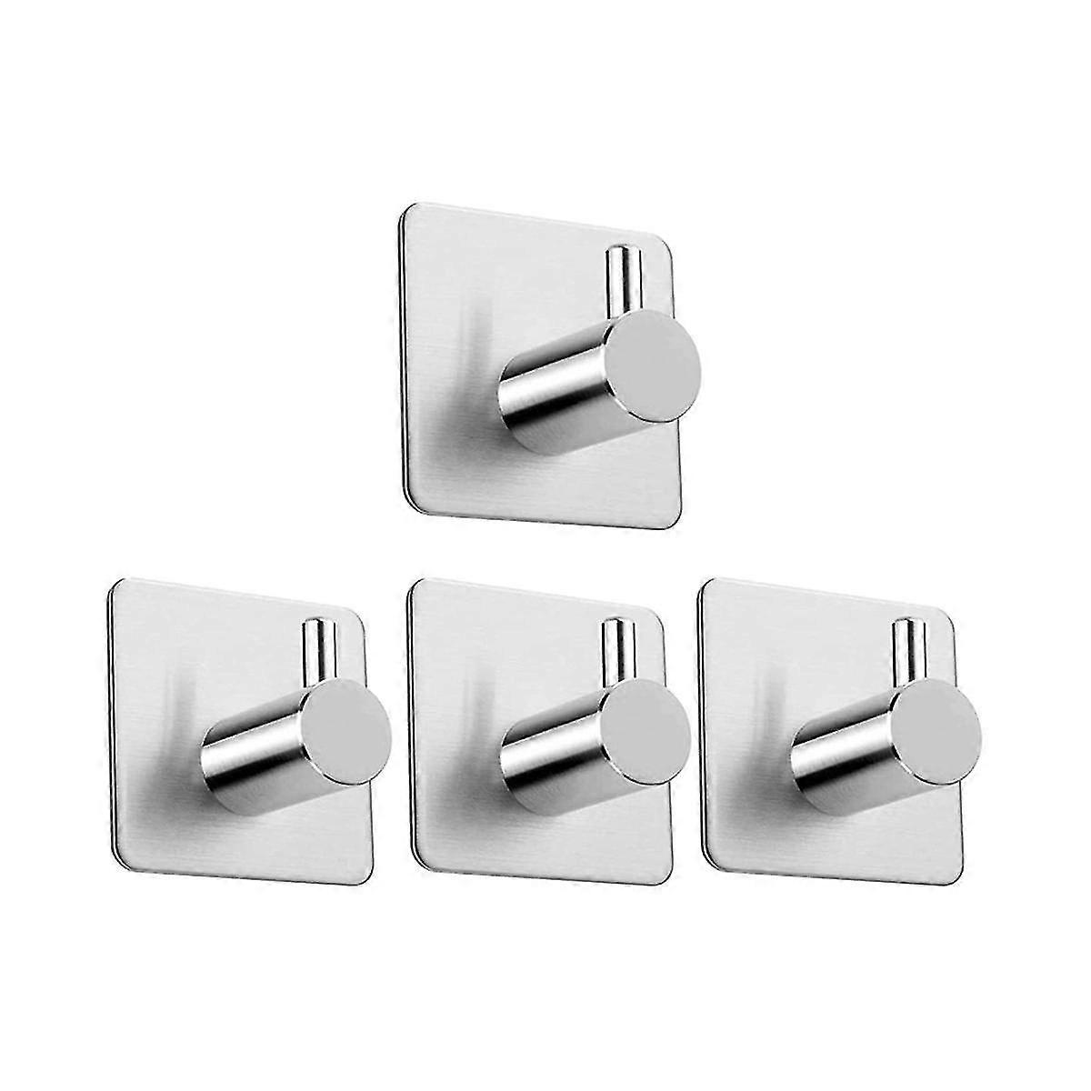 Towel Holder No Drilling-stainless Steel Hooks Self-adhesive With Adhesive Pads- For Wet Rooms,towe