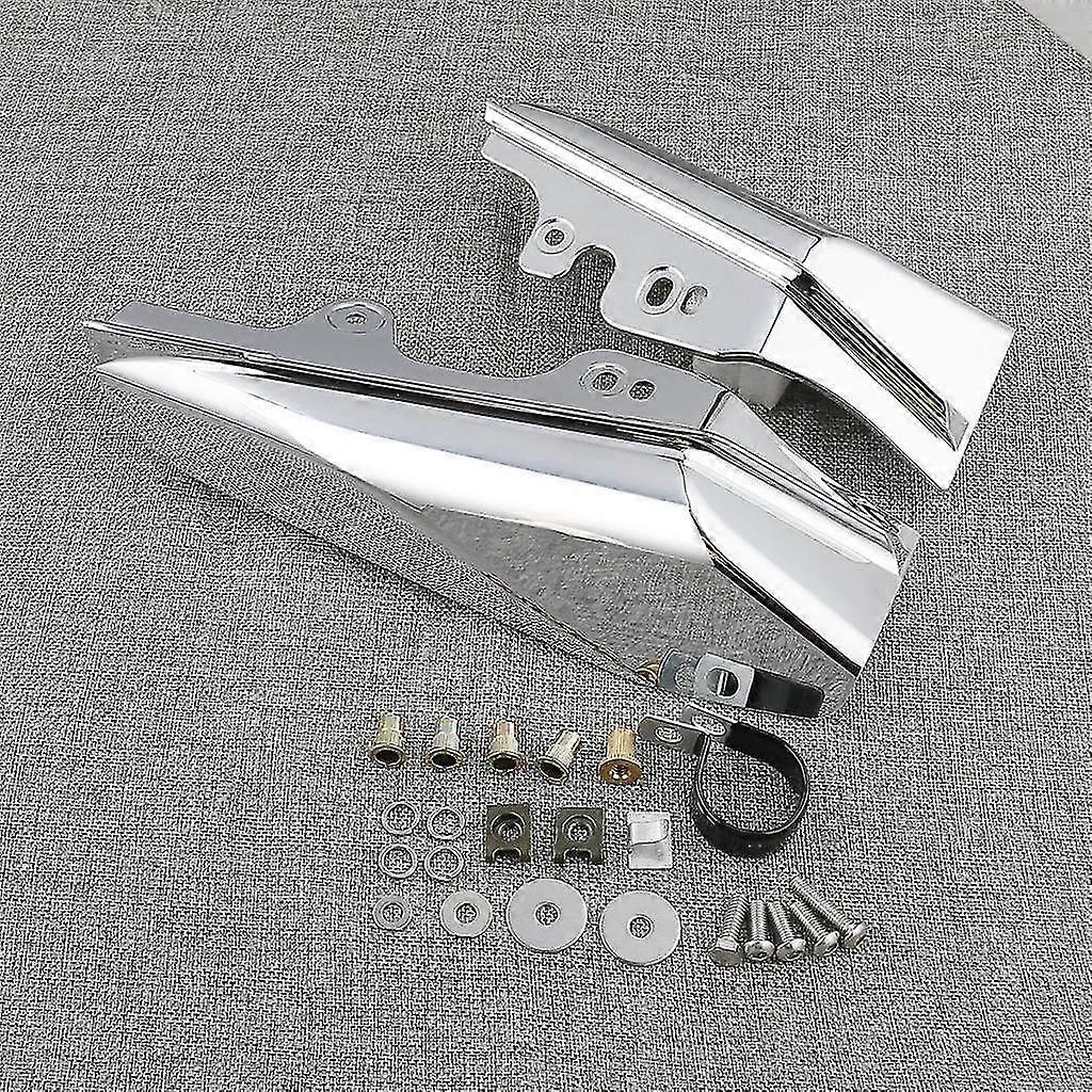 Harley Touring Electra Glide Road King için Krom Orta Çerçeve Hava Deflektörü