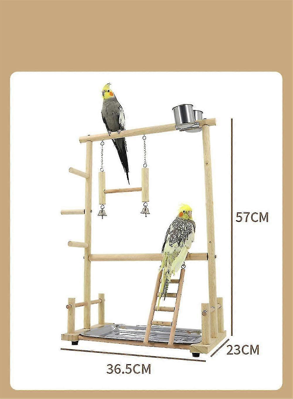 Tall Parrot, Bird Game Rack, Playground With Swing Ladder | Fruugo UK