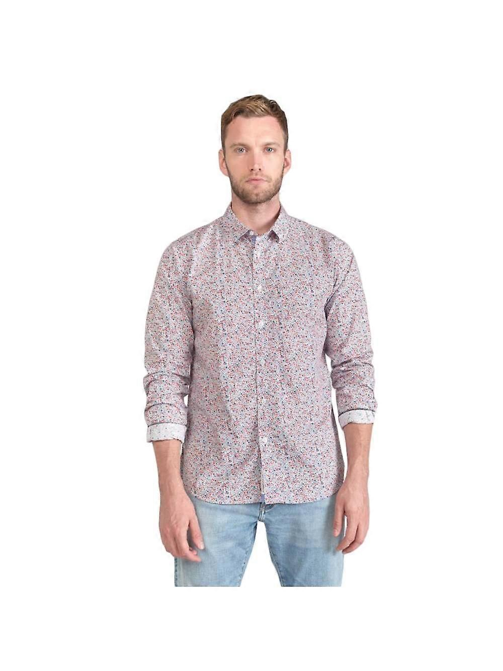 Le Temps Des Cerises Rodel Shirt with Floral Pattern Men Multicolor