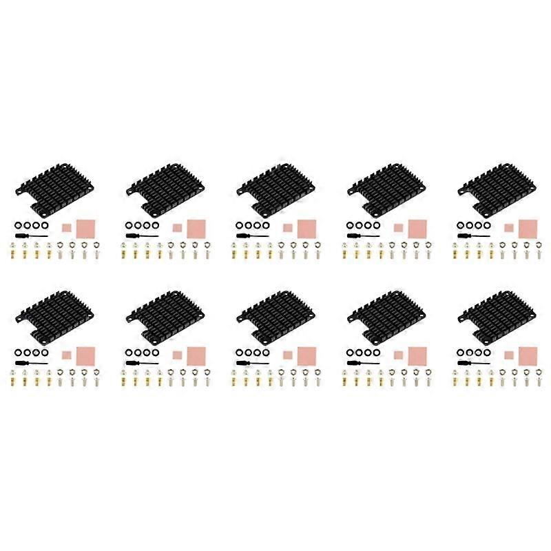 10X Heatsink Aluminium Radiator Cooling Fin for CM4 Compute Module 4 Heat Sink Cpu Heat Sink Combin