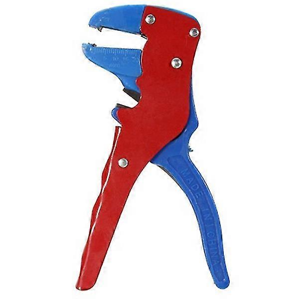 Automatic automatic crimping and stripping knife Adjusting the cable stripping tool (1 piece, blue-red)