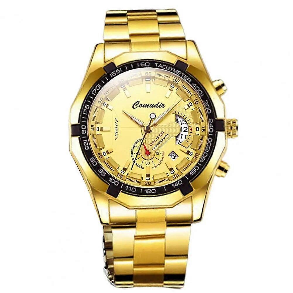 Stylish Automatic Round Dial Watch Classic Sport Watch Multi-function Anti Scratch Quartz Watch Boyfriend Gift