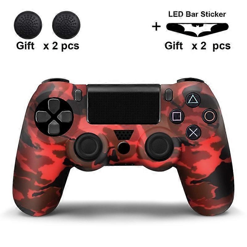 For Sony PS4 Controller Silicone Case Cover For PS4 Gamepads For Sony Dualshock 4 PS4 DS4 Pro  joystick with 2 Thumb Grips Caps