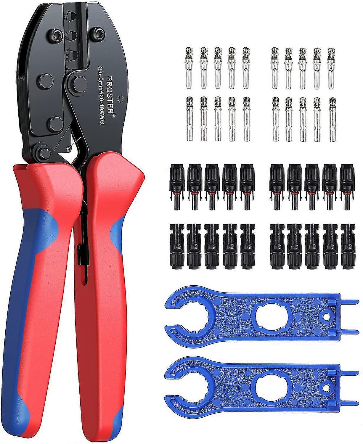 Solar Connector Crimp Tool For Solar Panel Photovoltaic Cable