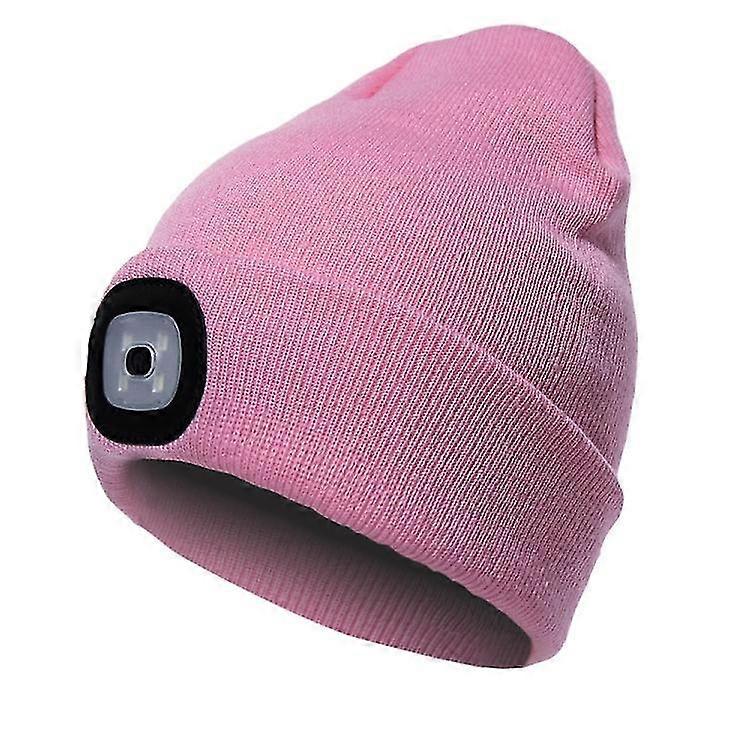 Beanie Hat With Light Unisex Usb Rechargeable Beanie Cap With Light Headlamp Beanie