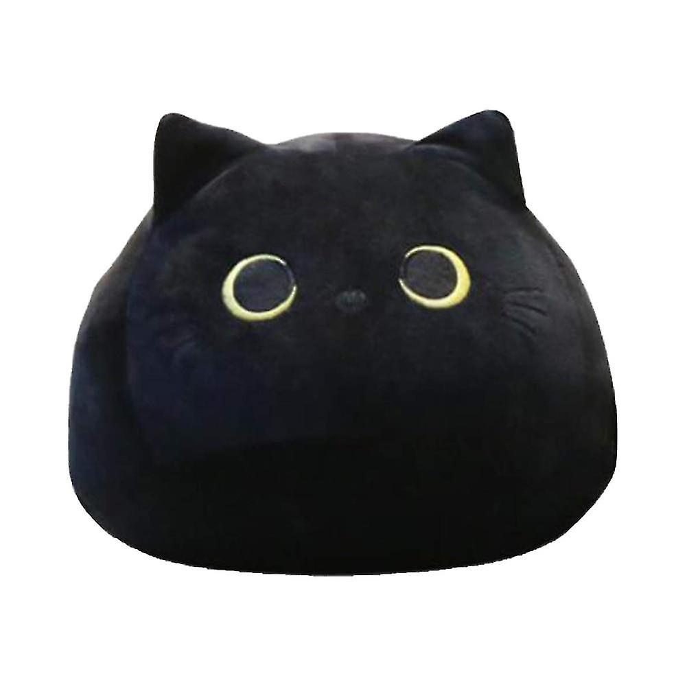 Cute Black Cat-shaped Soft Plush Pillow