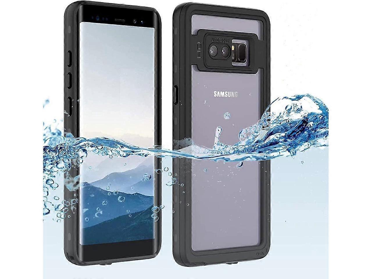 Samsung Galaxy note 8 Waterproof Case, Shockproof Dustproof Snowproof Hard Shell Protective Cover Rugged Cover with Screen Protector for Galaxy note 8