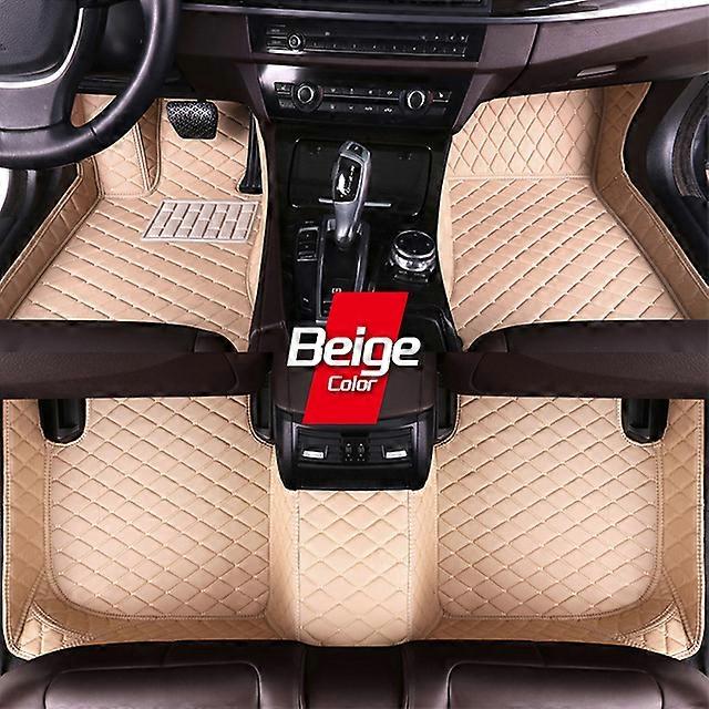 Custom Leather Car Floor Mats For Dacia Duster Renault Duster HM 2021~2022 Fashion Automobile Carpet Rugs Foot Pads Interior
