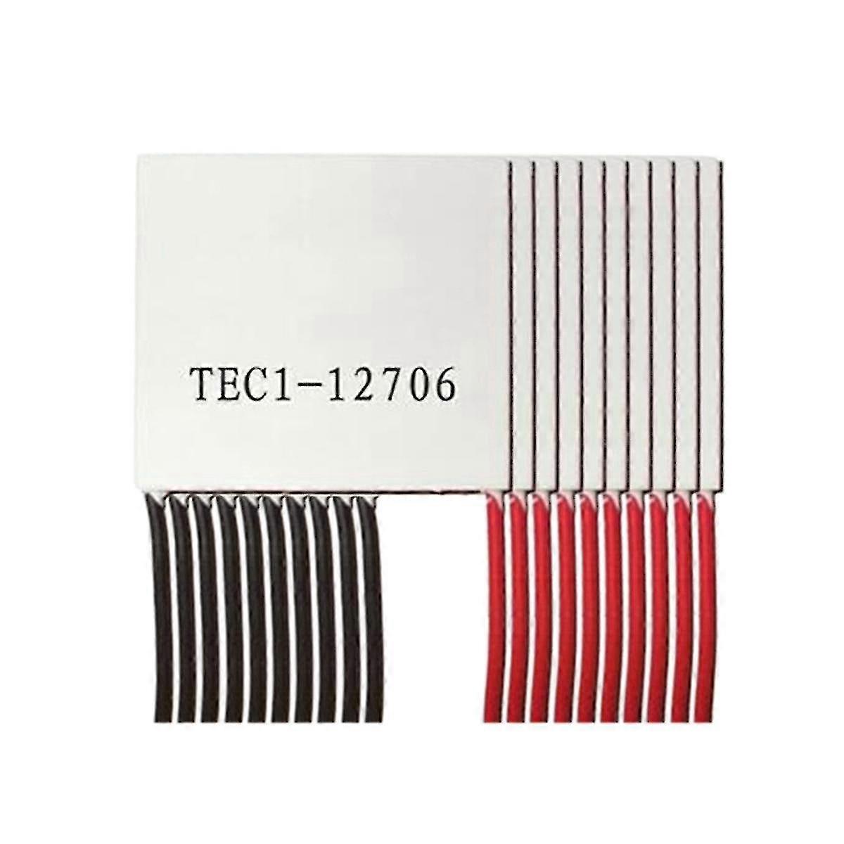 10 stk Elementer Peltier Tec1-12706 Termoelektrisk Peltier Modul 12706 Tec 12V 4.5a DIY ER Pelti