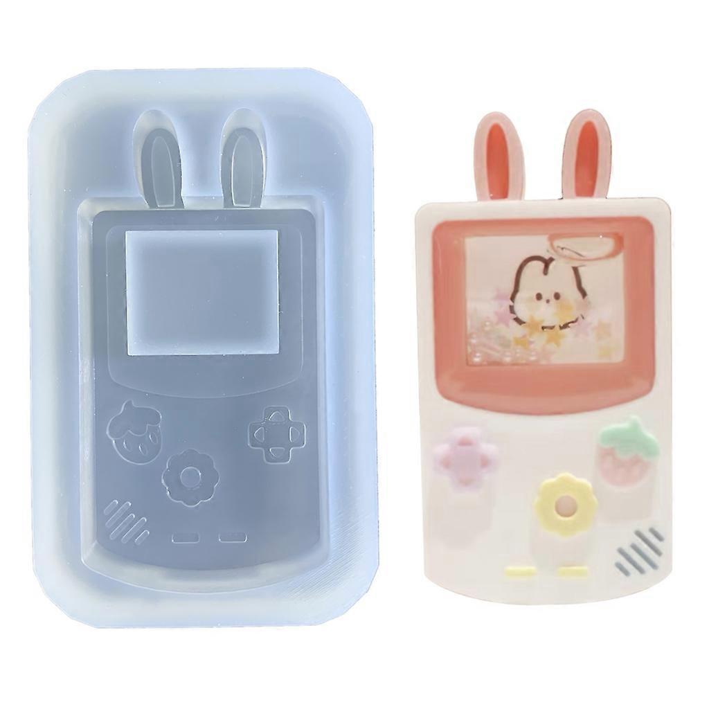 Quicksand Rabbit Strawberry Shaking Cup Mold Epoxy Resin Game Console Mold