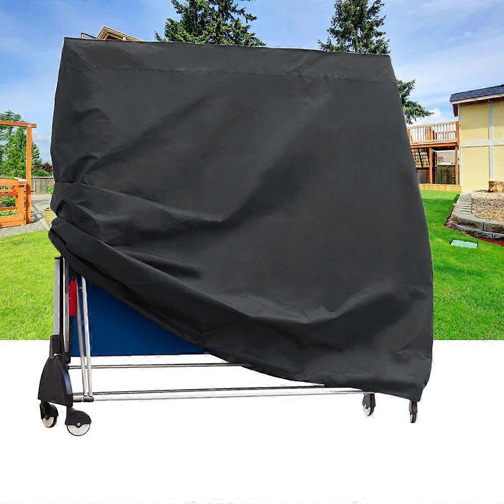 Ping Pong Table Tennis Table Cover Ping Pong Table Cover Black 165 x 70 x 185 cm
