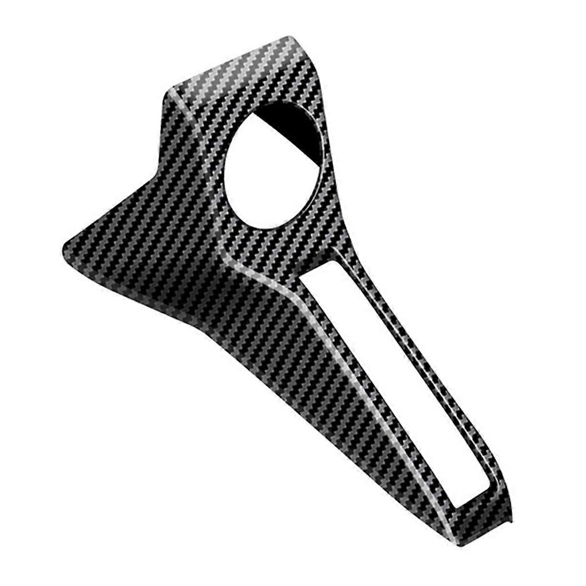Car Center Console Model Select Driver Model Button Trim Frame Sticker for Prado LC250 2024 RHD Carbon Fiber