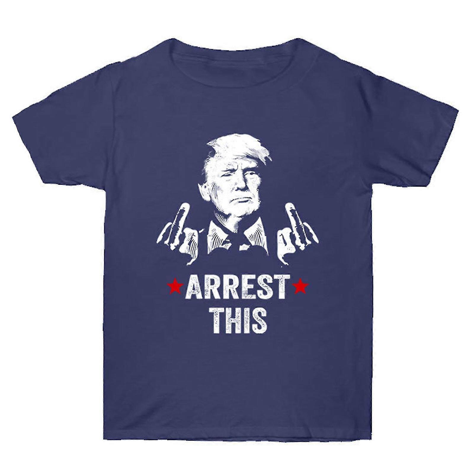 Trump 2024 Supporter T-shirt – Arrest This Political Satire Tee, Funny Cotton Shirt