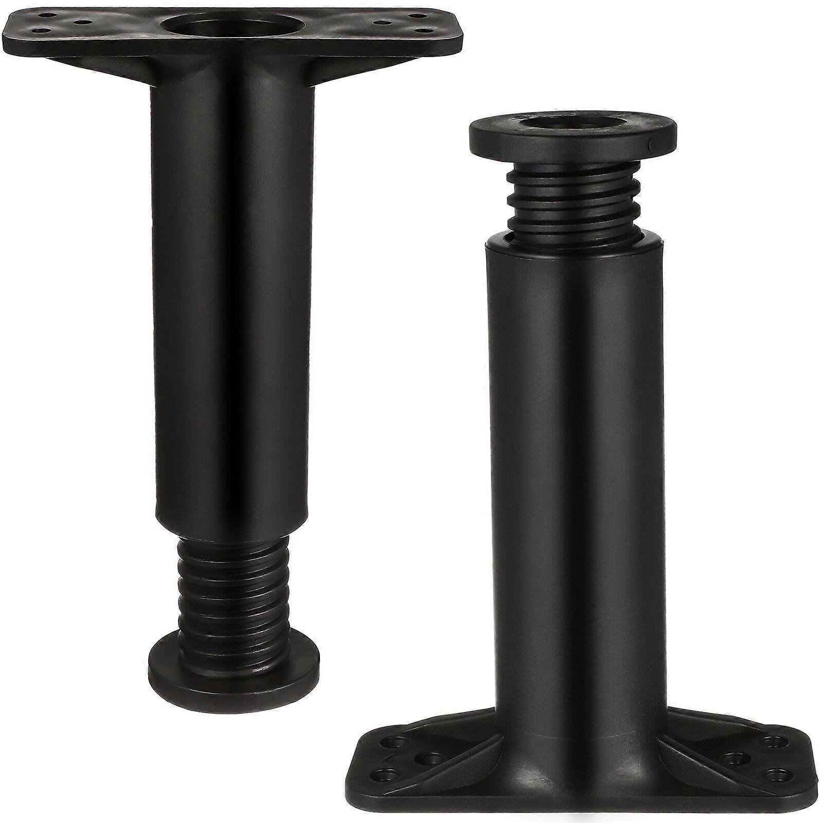 2pcs Bed Center Support Leg Adjustable Height Bed Frame Support Leg (Adjustable Range 5.11 to 8.66in)