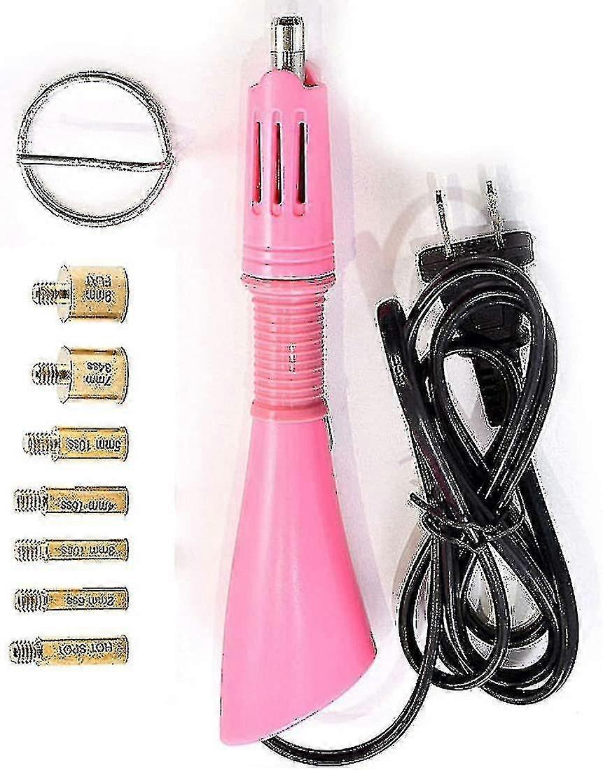 Hotfix Rhinestone Applicator Tool,rhinestone Setter Heat Applicator Wand,7-in-1 Hot Fix Rhinestone Applicator Wand Setter Tool Kit