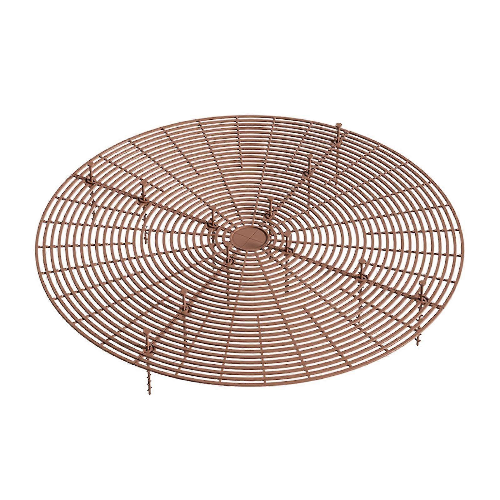 Protecting Net Plant Pot Grid Guardrail Abs Plastic Durable 19/30/52cm Brown Black 10cm Gardening Supplies