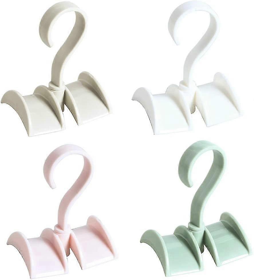 Pack Of 4 Handbag Holders, Closet Hanger Hooks, Durable Expand 360 Degree Rotatable Abs Bag Hooks (4 Colors)