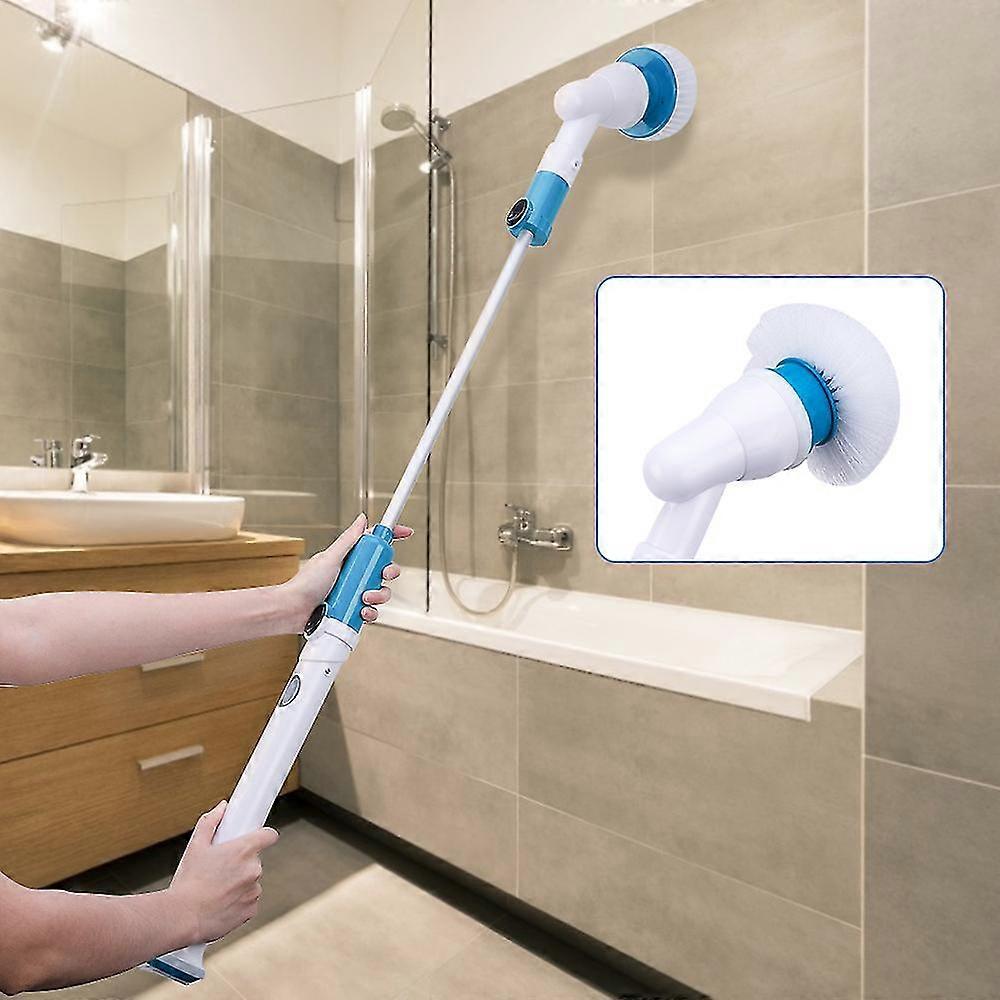 Electric Cleaning Brush Adjustable Waterproof Cleaner Wireless Charging Clean Bathroom Kitchen Tools Set