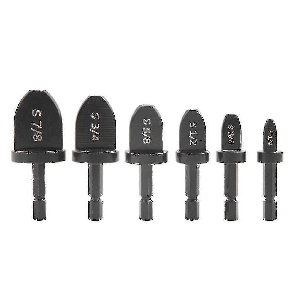 6pcs Pipe Bits Flaring Hex Practical Tube Expander Set Rotary Tool Durable Sw Conditer