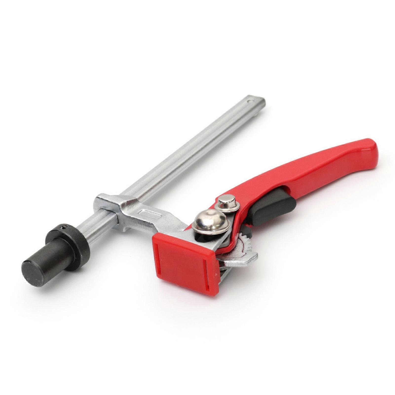Quick Release Ratcheting Table Clamp 500N Clamping Force Wide Compatibility Table Clamp Woodworking Tool