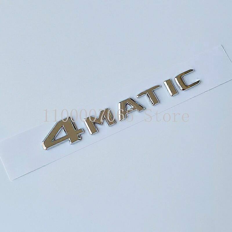 Chrome Letters GLC260 GLC300 GLC350 GLC220d GLC350e 4Matic ABS Emblem for Mercedes Benz GLC X253 Car Trunk Logo Sticker
