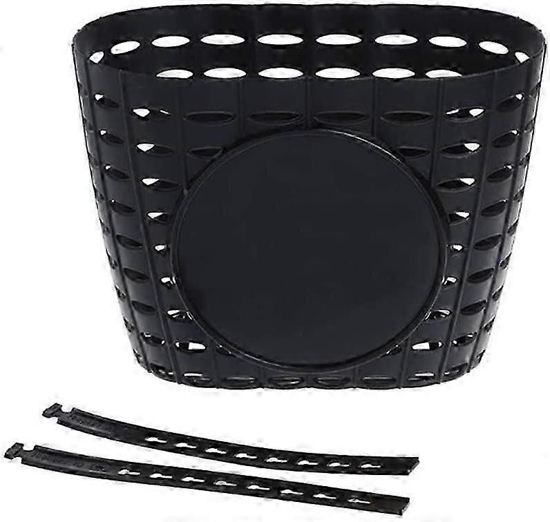 Portable Bicycle Basket Storage Box for Kids - Black