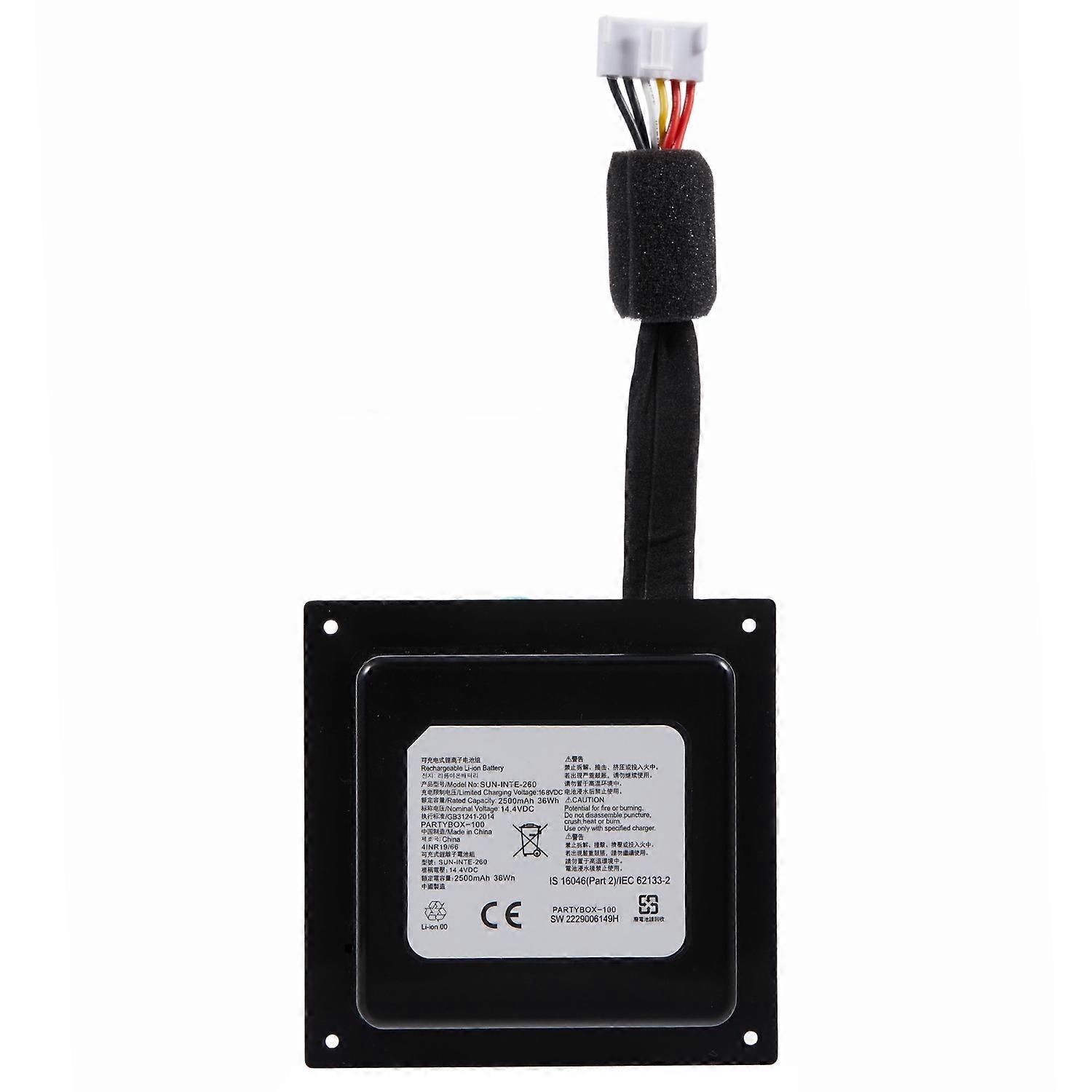 Type A For JBL Partybox 100 Li-Ion Polymer Battery Assembly Part 14.40V 2500mAh (Encode: