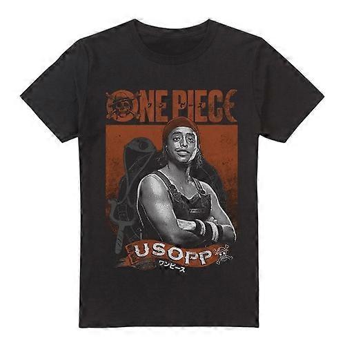 One Piece Mens Usopp Etched T-Shirt
