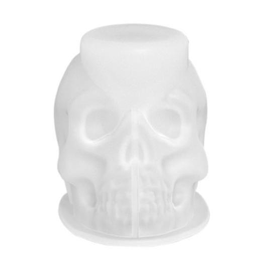 Halloween Skull Candle Mold Release Reusable Silicone Non-deformation Easy-to-use Multifunctional Easy Mold