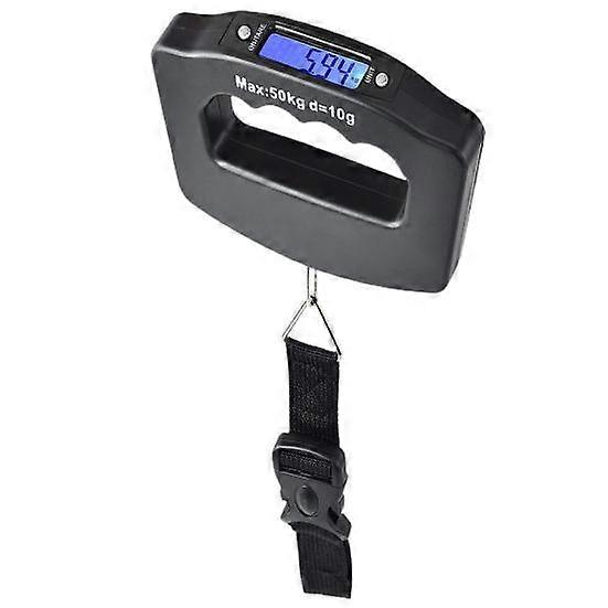 50KG Portable Luggage Scale LCD Display Battery Operated Handheld Aircraft Travel Suitcase Electronic Digital Weight Scale Weigher