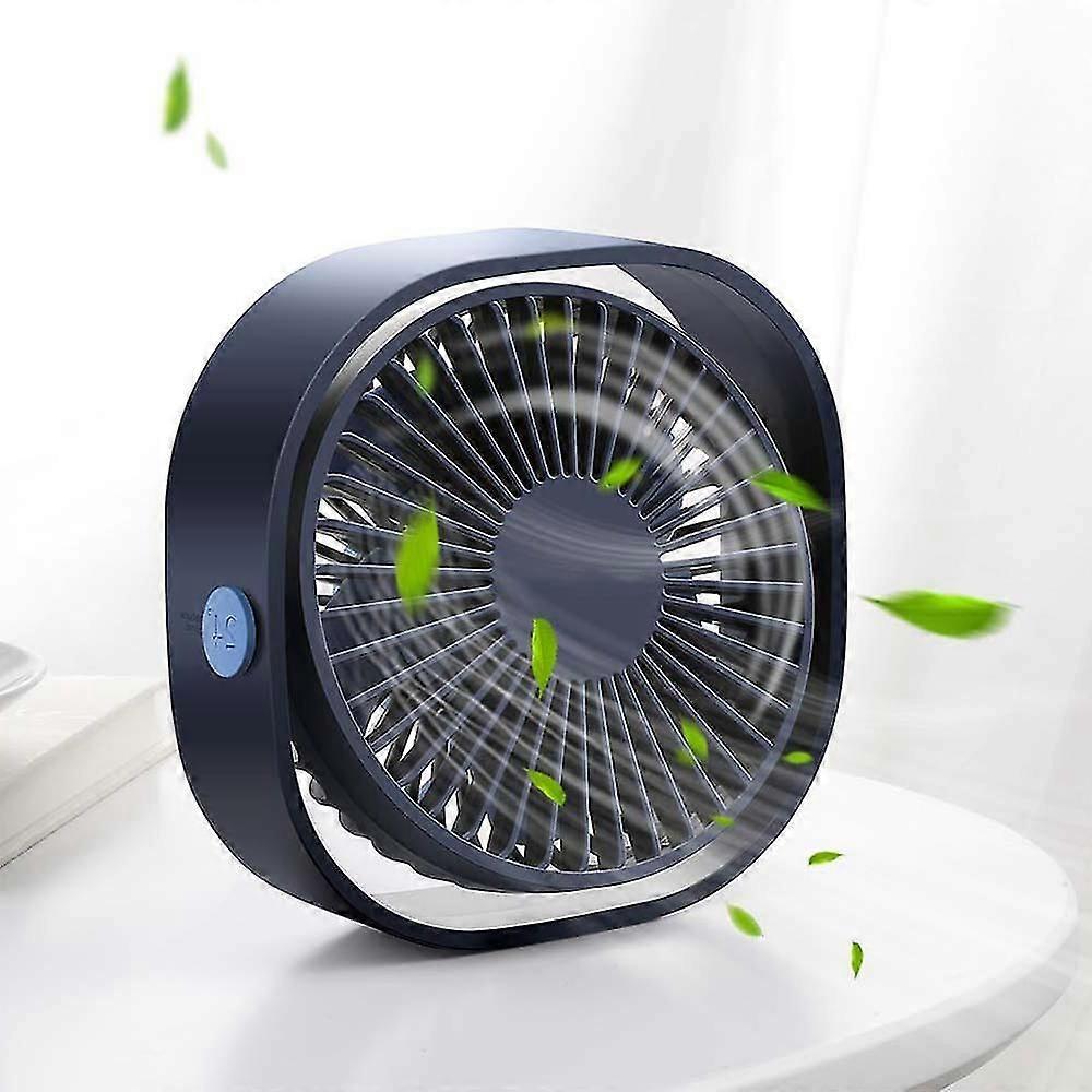 Small Personal Usb Desk Fan,3 Speeds Portable Desktop Table Cooling Fan Powered By Usb,strong Wind,quiet Operation,for e Office Car Outdoor Travel