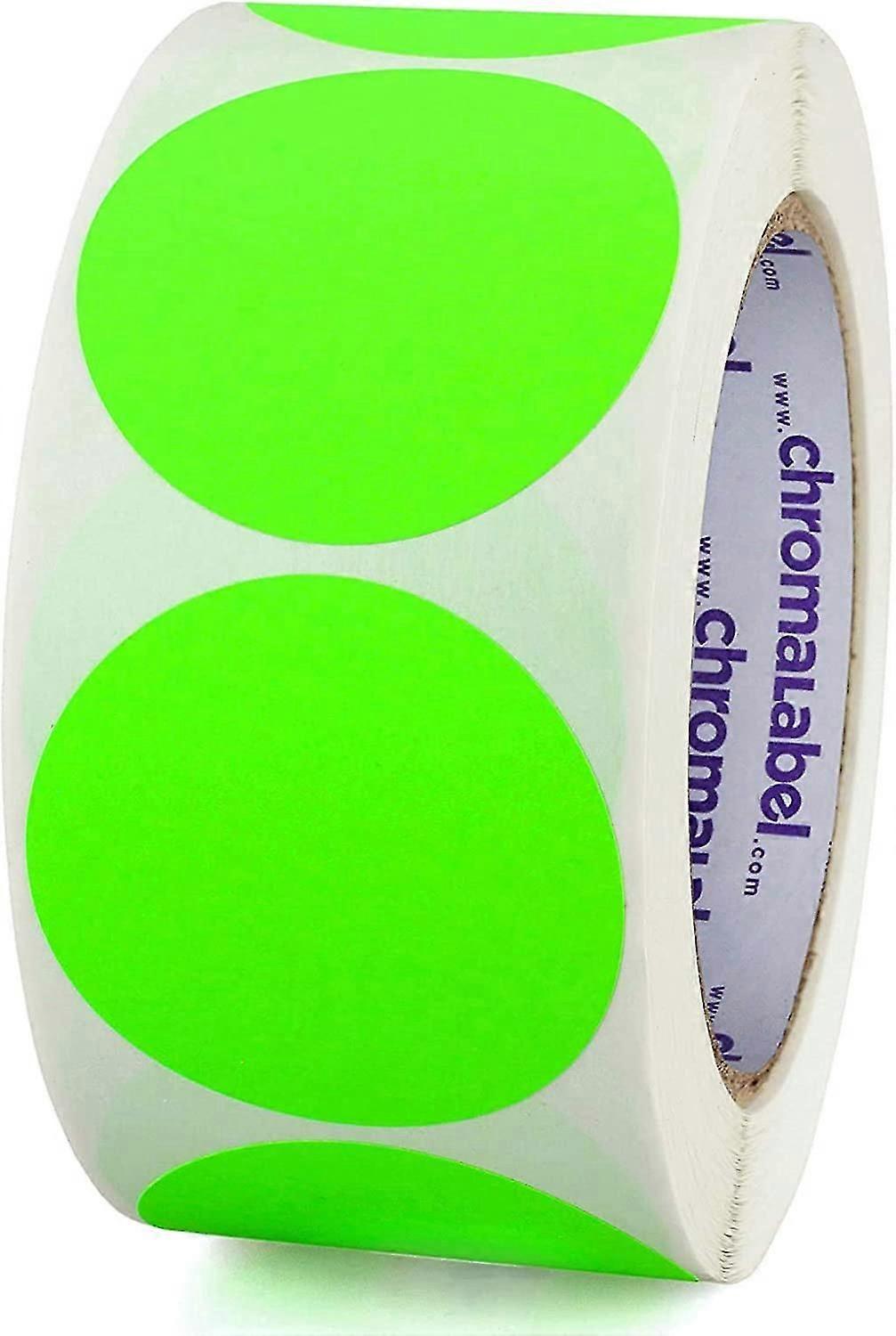 Label 1 Inch Round Permanent Color-code Dot Stiers, 500 Per Roll