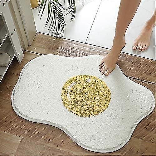Soft Cute Egg Shape Bath Mat - Bathroom Rug For Kitchen Bedroom Decoration