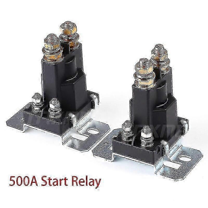 High Current Relay 500a 12v/24v Dual Battery Start Relay Large Current Car Power Switch,starting Relay,auto Start Contactor