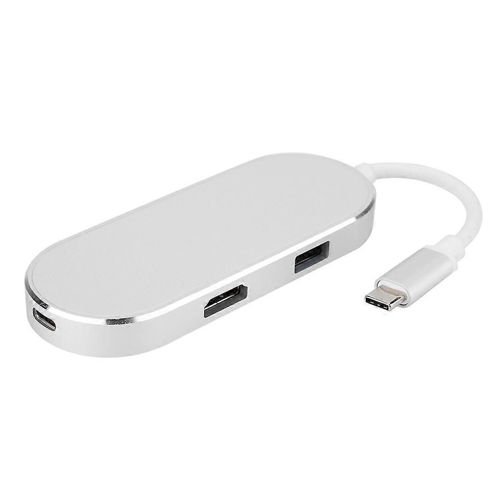 6-in-1 Type-C to HDMI+USB3.0*2+PD Charging+SD+TF Hub Adapter Converter